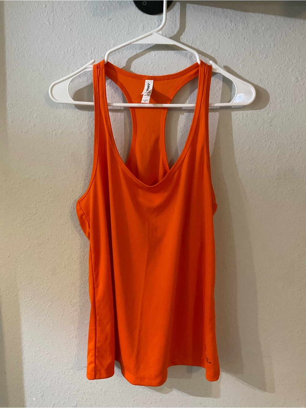 FedEx Bright Orange Racerback Performance Tank Top